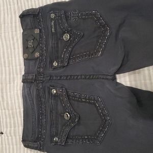 Miss Me black skinny jeans sz 28